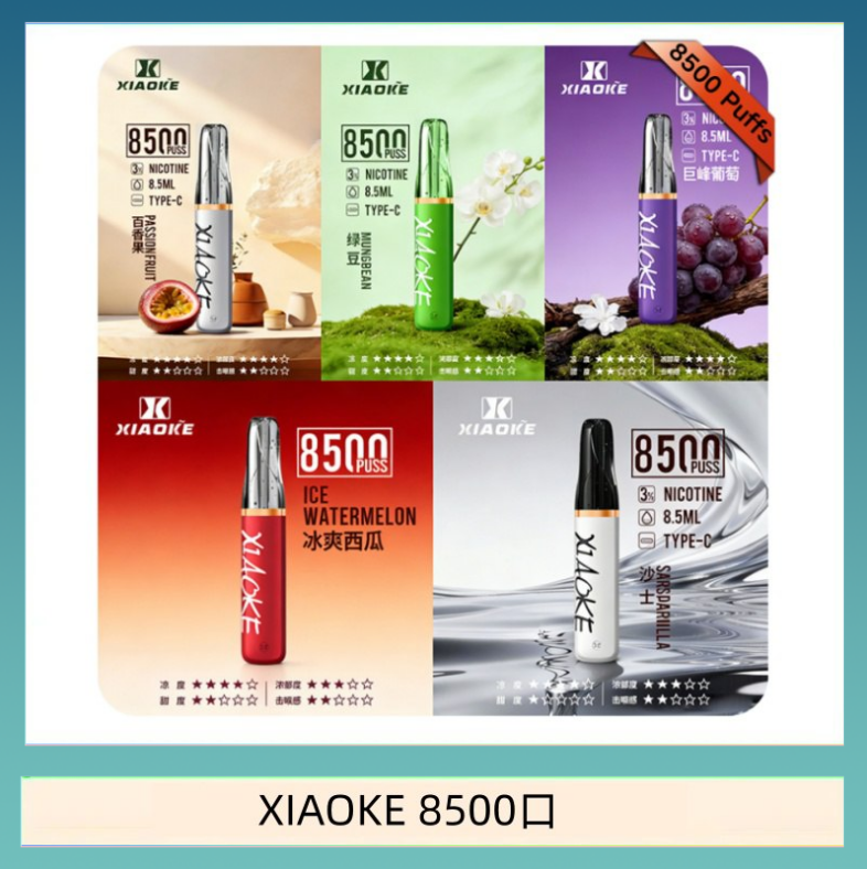 XIAOKE8500口 梟客XIAOKE一次性電子菸拋棄式8500口